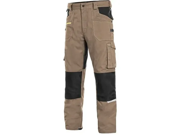 CXS STRETCH montérkové nohavice do pása béžová