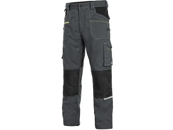 CXS STRETCH montérkové nohavice do pása tmavosivá