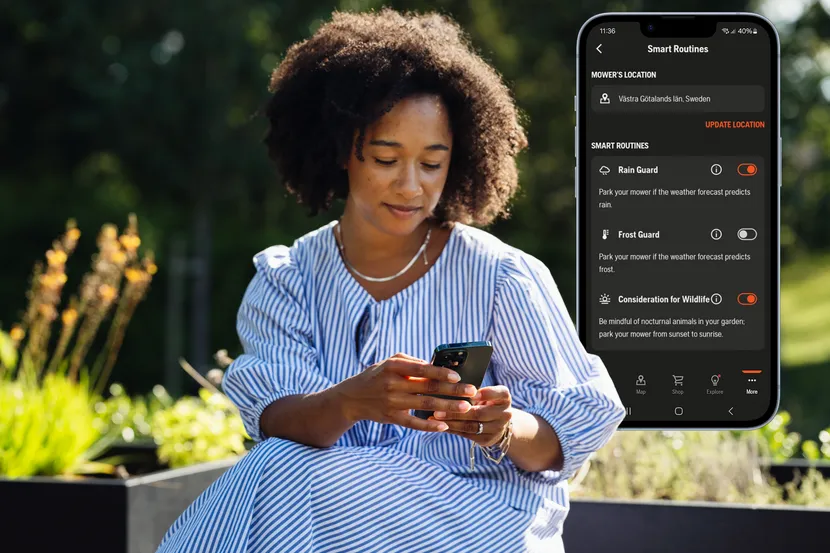 Inteligentné rutiny Automower®