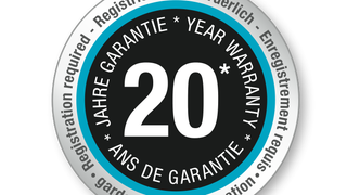 20-ročná záruka zaručuje vysokú kvalitu